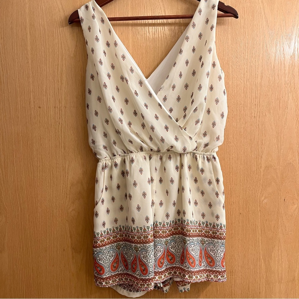 Joe and Elle Patterned Romper